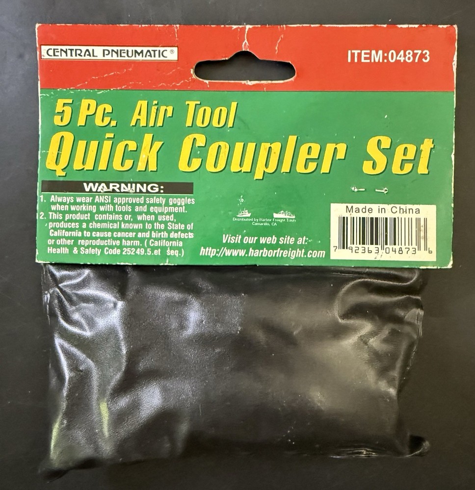 5 Pc. Air Toot Quick Cordler Set Vm03
