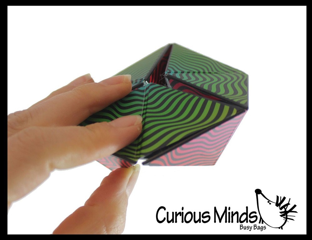 Infinity Flip and Fold Optical Illusion Fidget - Magic Endless Folding Fidget To