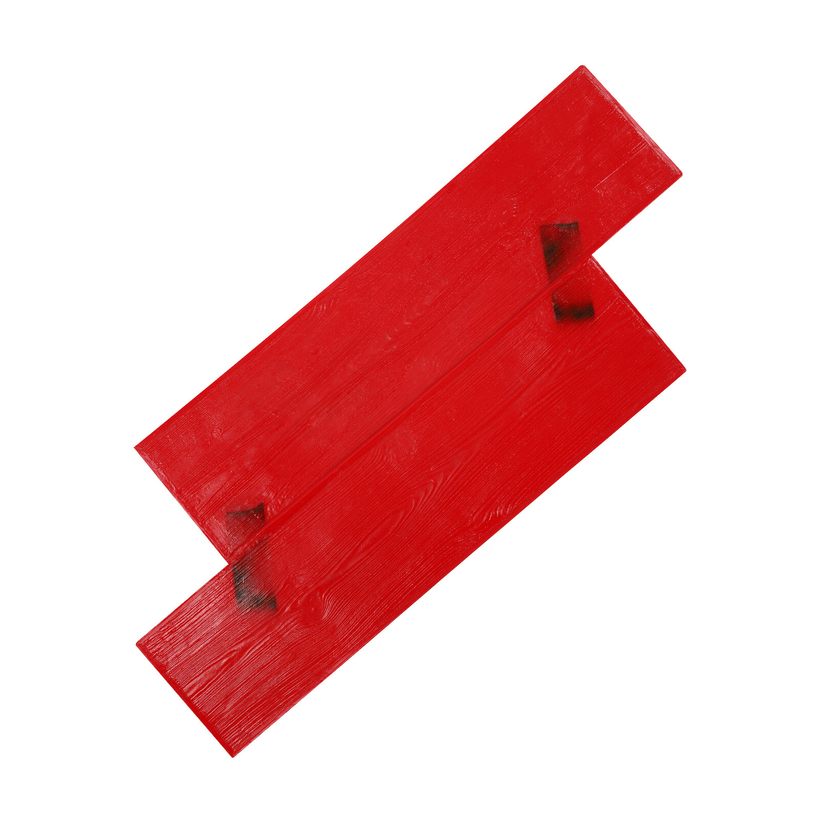 Red 30x72cm Concrete Stamp Mat,Manual Concrete Texture Skin Concrete Texture Mat