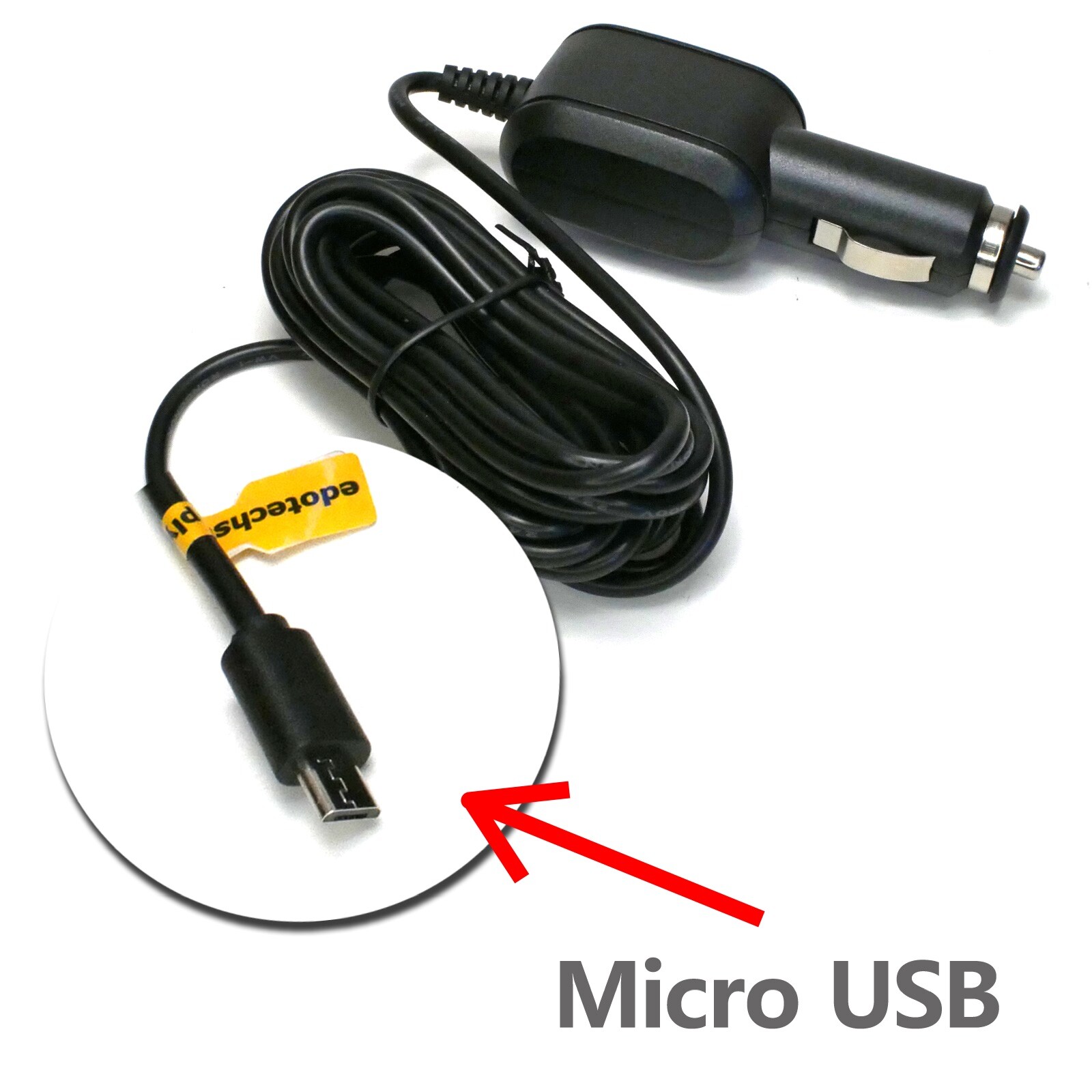 10 ft Vehicle USB Car Charger for Cobra SC200 SC200D SC201 SC100 SC400D Dash Cam