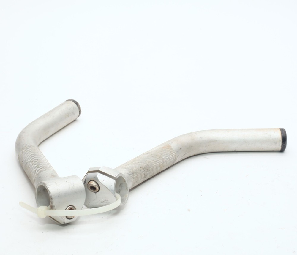 Control Tech Control Stix II Lite 8" MTB Bar Ends 1990s Silver Anodized Aluminum