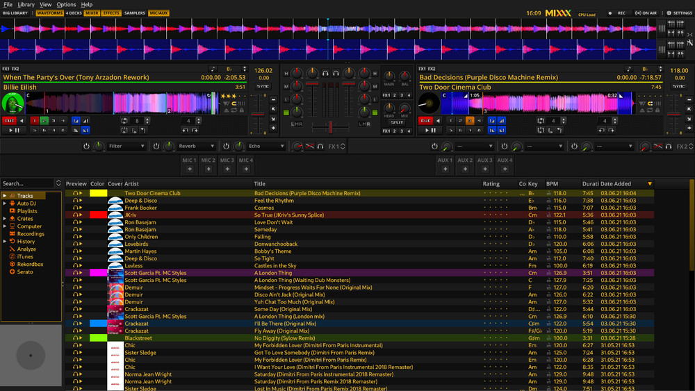 PRO DJ 2025 Music Mixing Software-MIXXX-STEM-MIDI Controller Vinyl Support