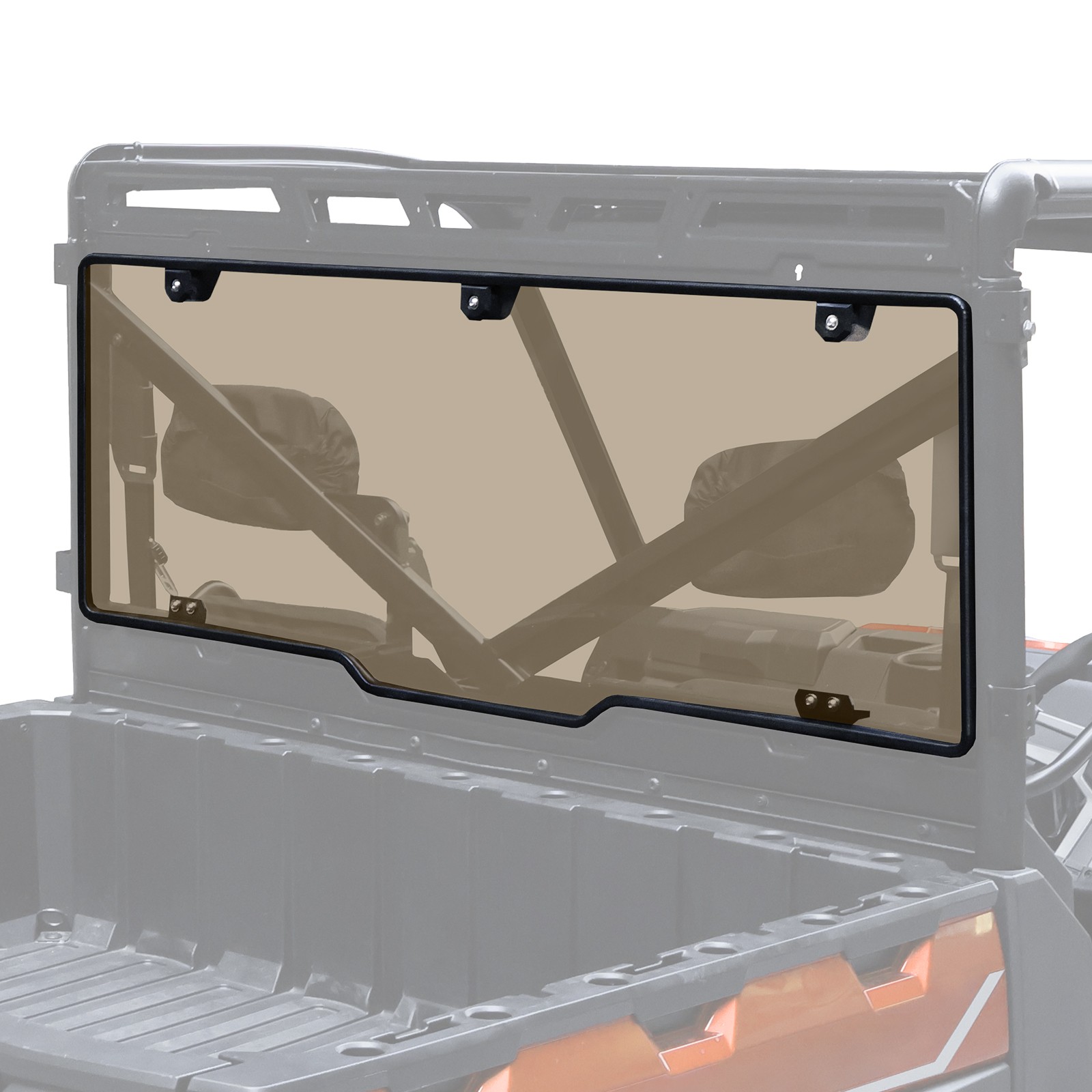 UTV Rear Windshield Back Window for Polaris Ranger XP 900 /Crew XP 900 2013-2019