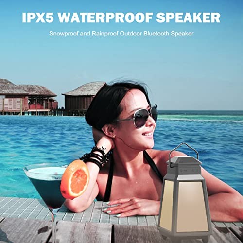 Outdoor Bluetooth Speakers, Wireless Speaker Sync 3600mAh + 8 Lighting Modes
