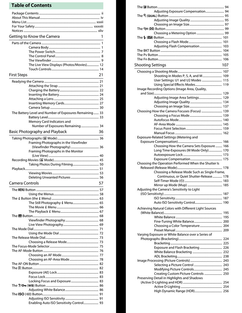 Nikon D780 — Reference Manual User Guide — 941 Pg — Half Size 5.5x8.5