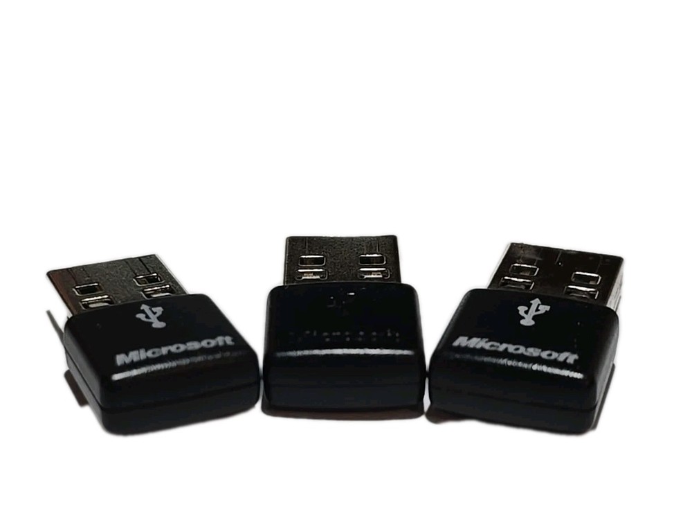 Microsoft Model 1461 Receiver Lot of X3 USB Wireless Dongle for Mouse Keyboard