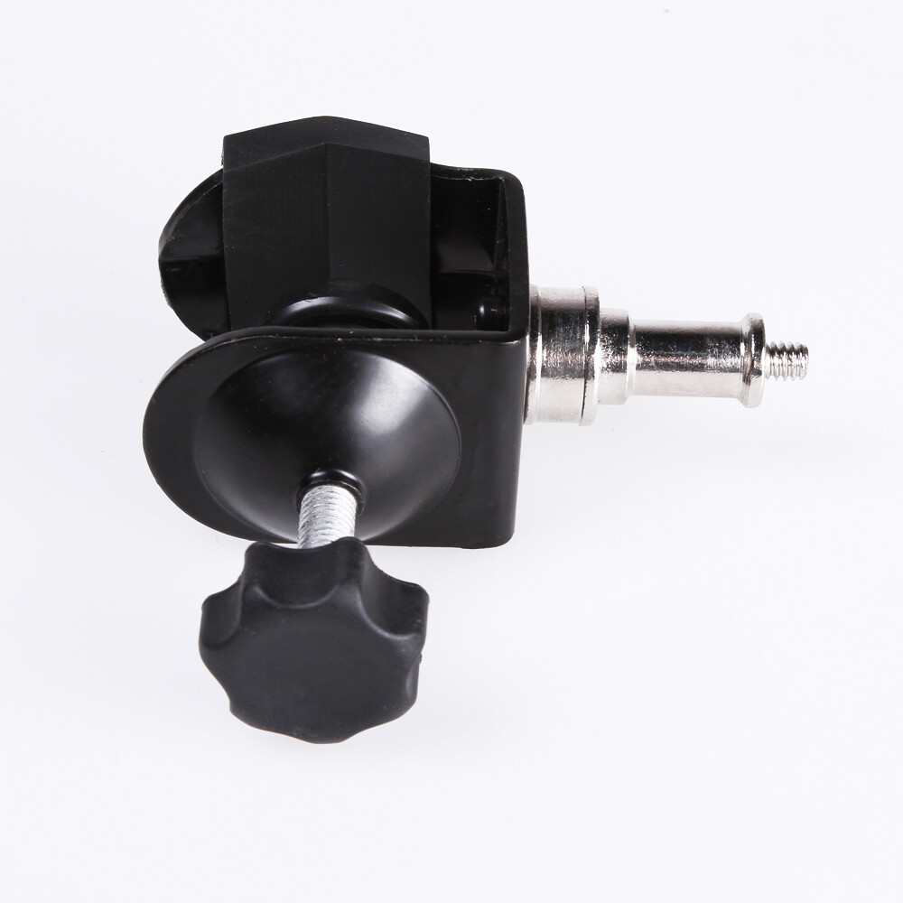 Heavy Duty Clamp U Clip Type Bracket Mount Studio Camera Flash Light Stand black