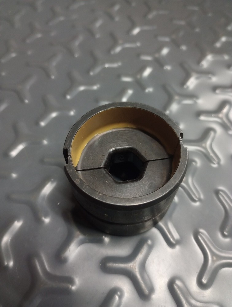 T & B HEX DIE - DIE CODE 45 -15526 BLACK AND GOLD 2/0