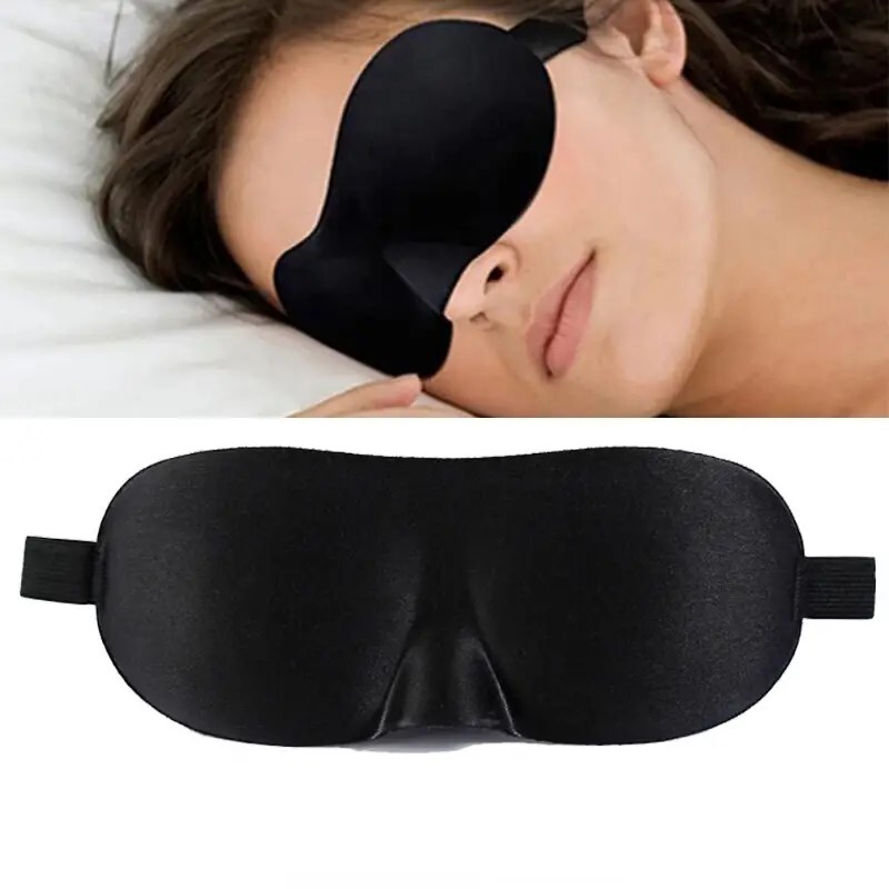 2 Pack Travel 3D Eye Mask Sleep Soft Padded Shade Cover Rest Relax Blindfold