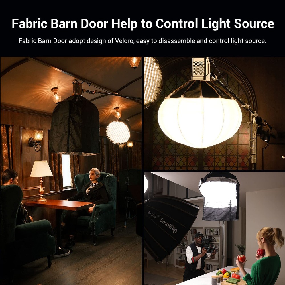SMALLRIG Lantern Softbox Soft Light Modifier, 26 Inch/65 cm Softbox Diffuser ...
