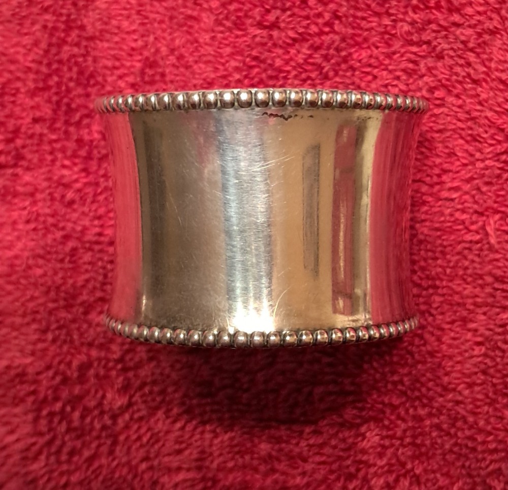 Gorham Sterling Silver Napkin Ring 1869 Monogrammed DLA