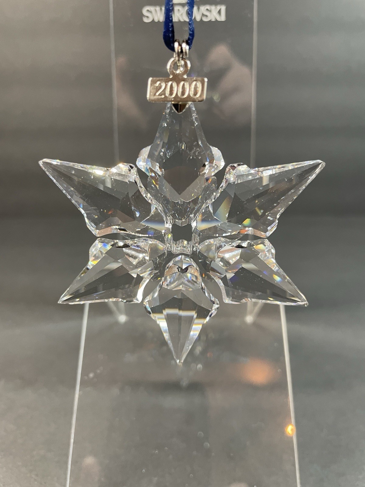 Swarovski Crystal 2000 Large Annual Edition Christmas Holiday Ornament 243452