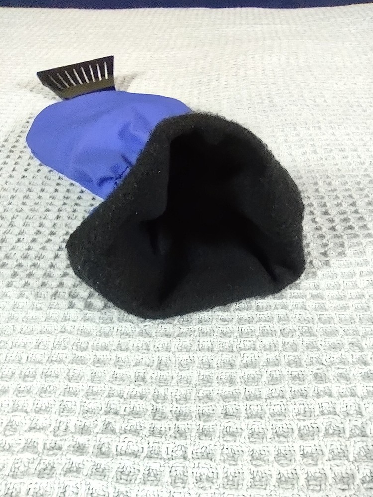 BEAR CLAW ICE SCRAPER BLUE FLEECE LINED MITT SUB ZERO