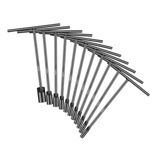 T-Handle Socket Wrench Set, 11PCS Metric Handle Wrenches - 6, 7, 8, 9, 11Pack