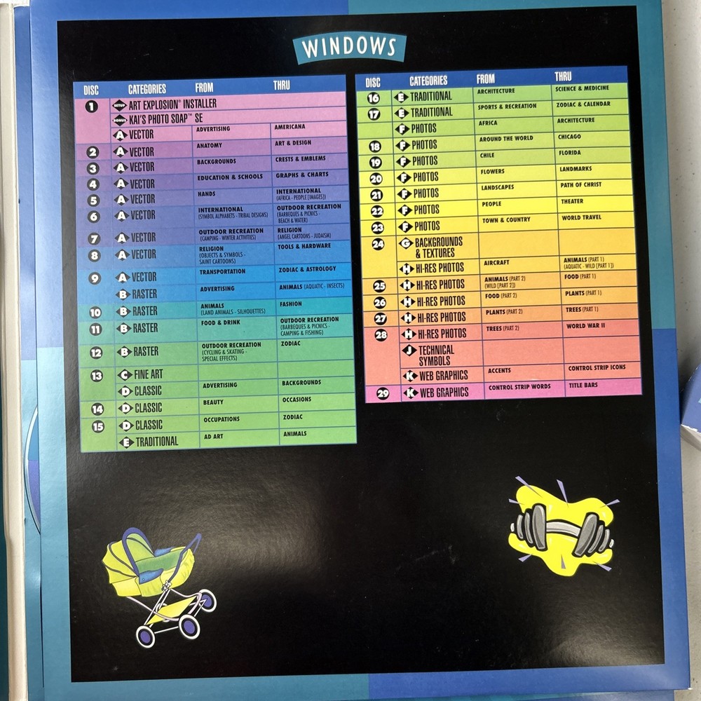 Nova Development Art Explosion 600000 Windows CDs & Manual