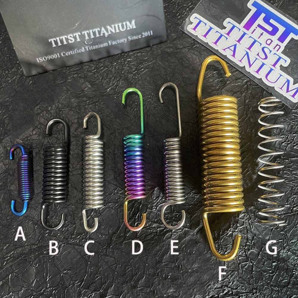 1 Pcs Motorcycle Side Stand Spring High Strength Titanium Alloy Spring