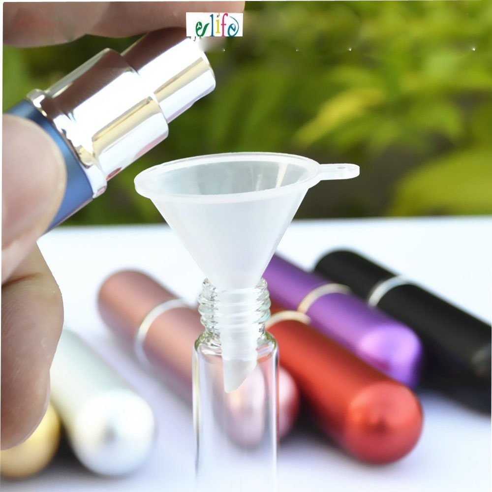 6 Pack Portable Mini Refillable Perfume Atomizer Set, 6ml Spray Bottles, Funnels