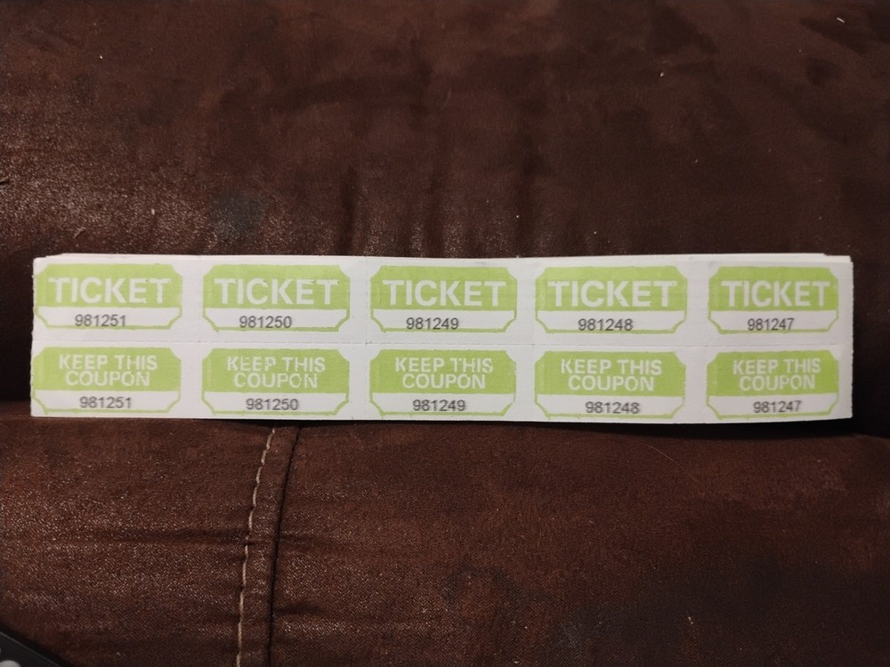 229 Double Sided Tickets