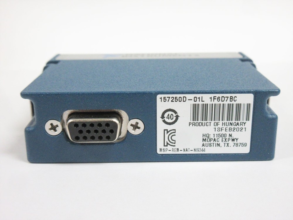 NATIONAL INSTRUMENTS 9344 NI 9344 USER SWITCH LED MODULE FOR cDAQ cRIO