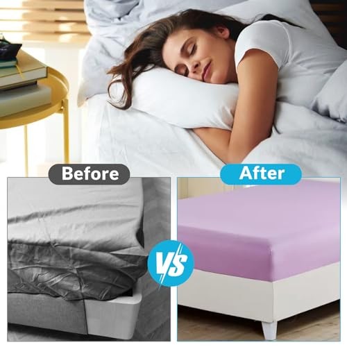 Bed Sheet Straps, 4-Pack Adjustable Bed Sheet Clips - Easy Install 4 Pack White