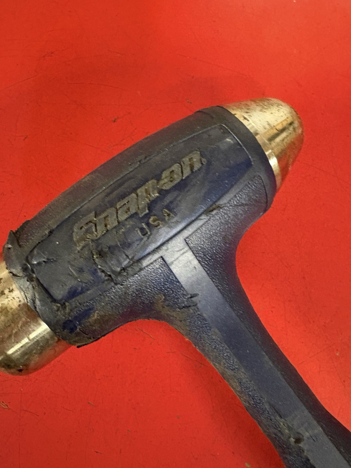 Snap-On Tools HBBD32 32 oz Ball Peen Soft Grip Dead Blow Hammer Blue