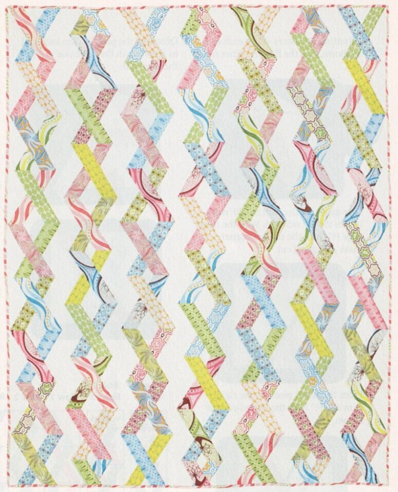 Chain Reaction Quilt Pattern Pieced LH