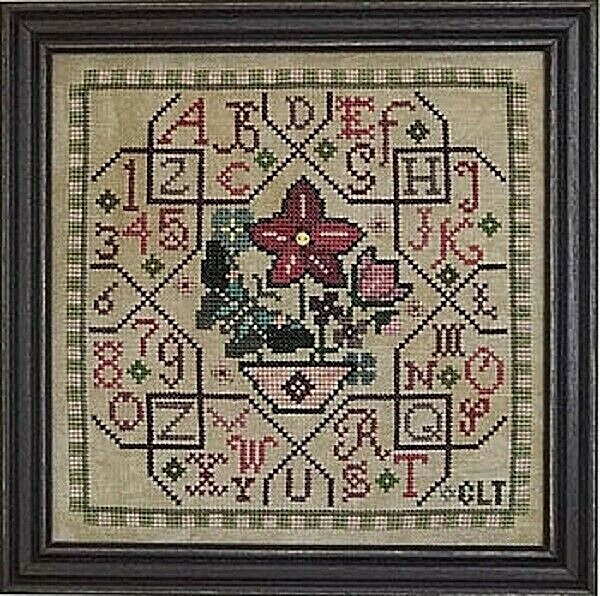 Sampler Tile-Pink~Tellin Emblem