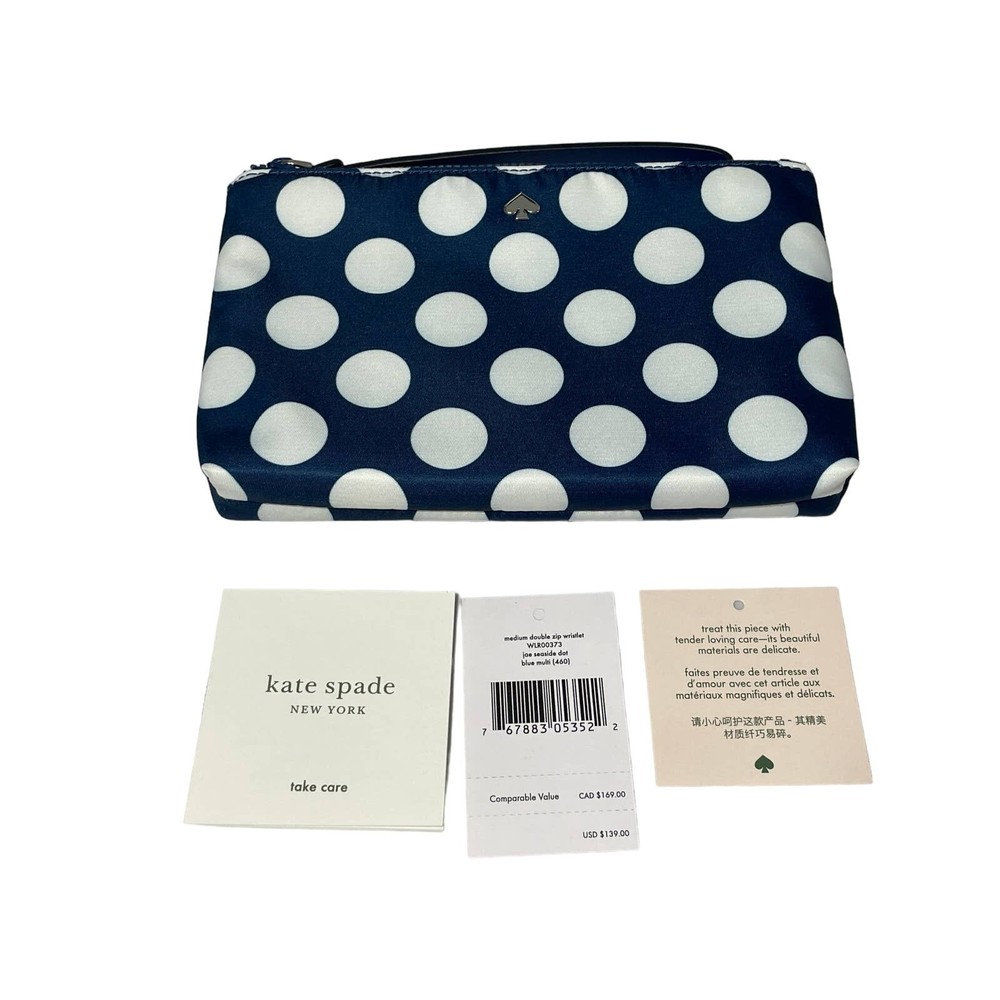 Kate Spade jae medium double zip wristlet new