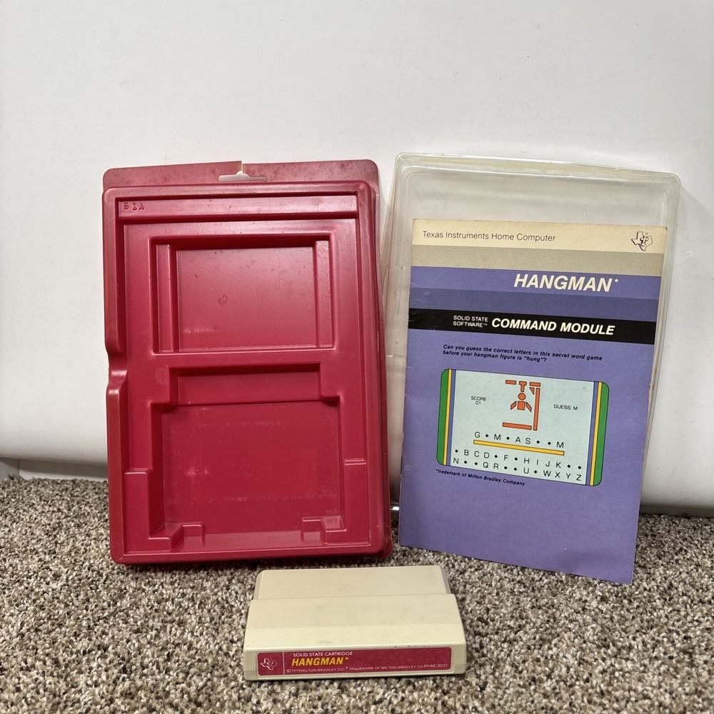 Texas Instruments TI 99/4a Software Games Lot CIB Tested