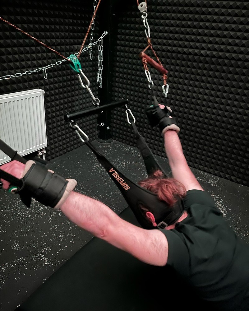 CUFFS FOR ARMS | PAVILO machine | Hook and loop closure cuffs for hands