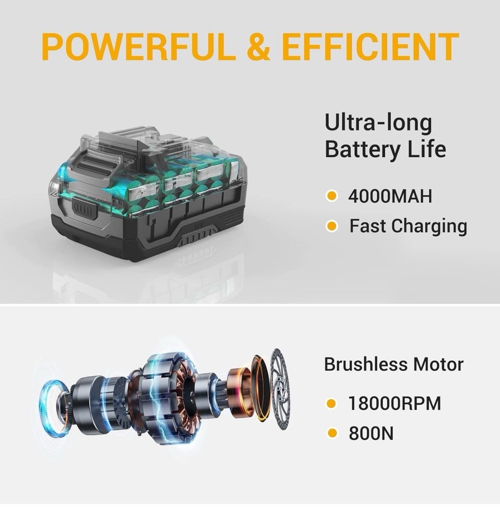 Cordless Professional Fish Tape Electric Cable Pulling Tool Brushless Motor