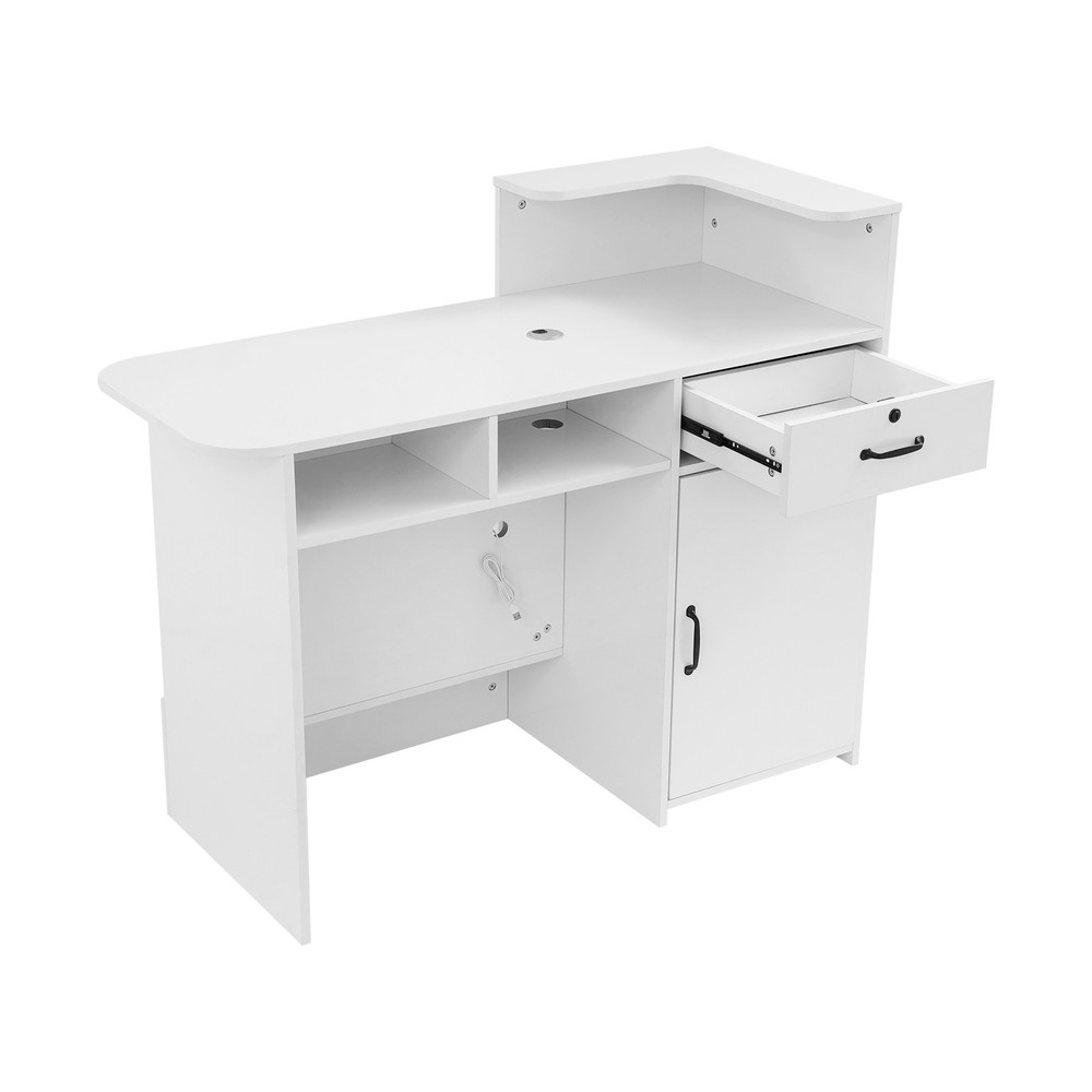 Modern Reception Desk Receptionist Front Desk Commercial Reception Table