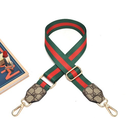 2Pcs Red and Green Web Canvas Purse Strap Replacement