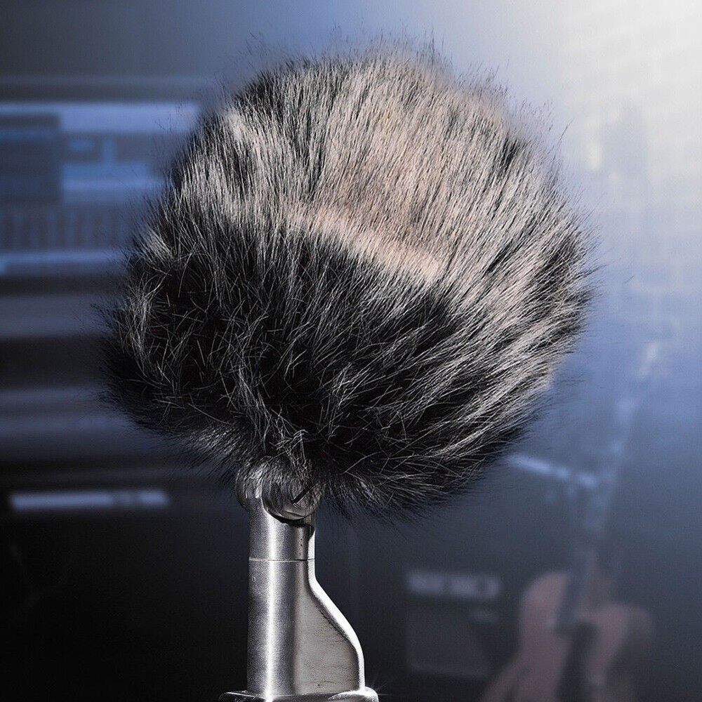 Microphone Windproof Windshield Wind Fur Muff for DSLR Camera DV Camcorder