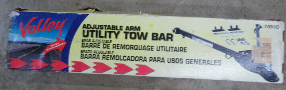 VALLEY 74510 ADJUTABLE ARM UTILITY TOW BAR