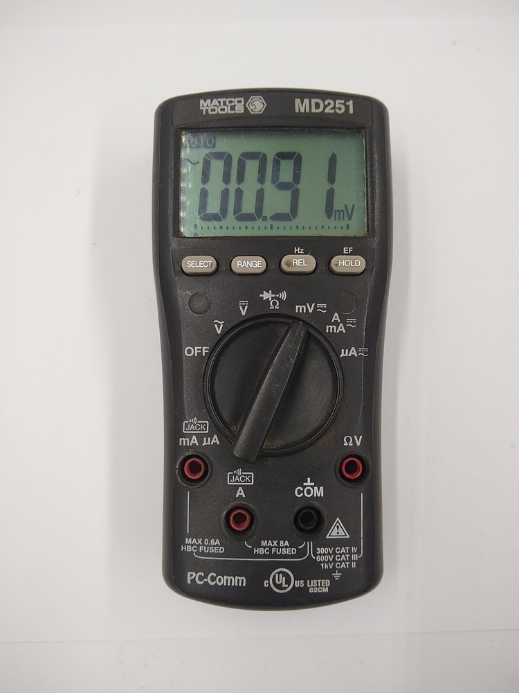 MATCO BASIC DIGITAL MULTIMETER MD251