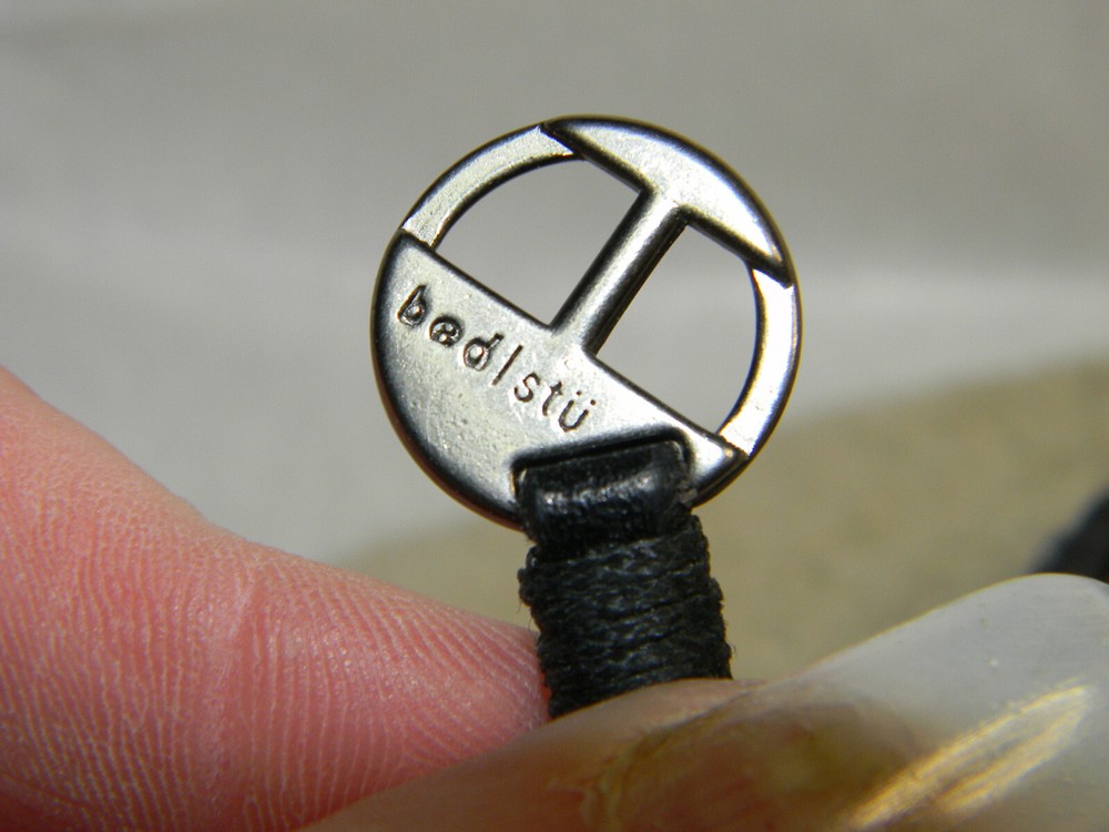 BED STU Black Lether Wrap Bracelet