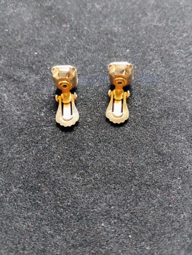 Sparkly clip on earrings