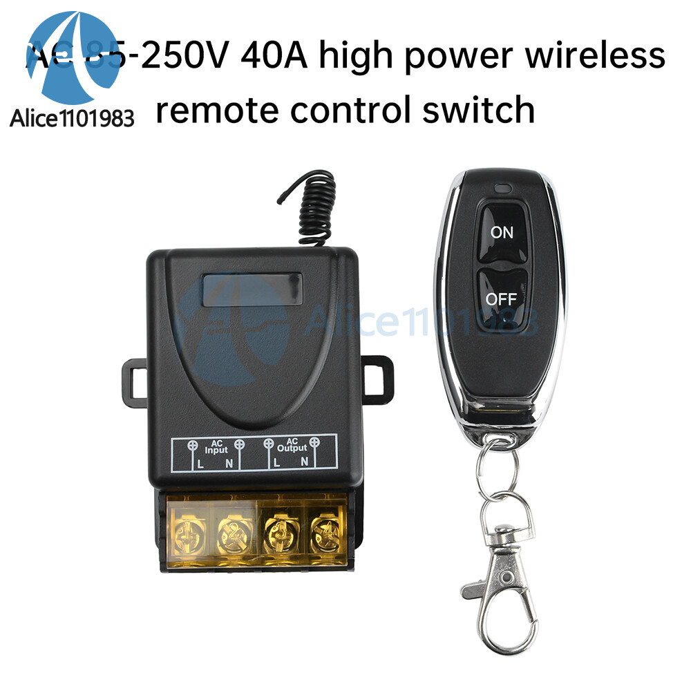 AC85-250V Wireless Remote Control Light Switch Transmitter For Water Pump Lamp