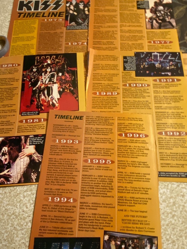 Kiss, Five Page Vintage Clipping