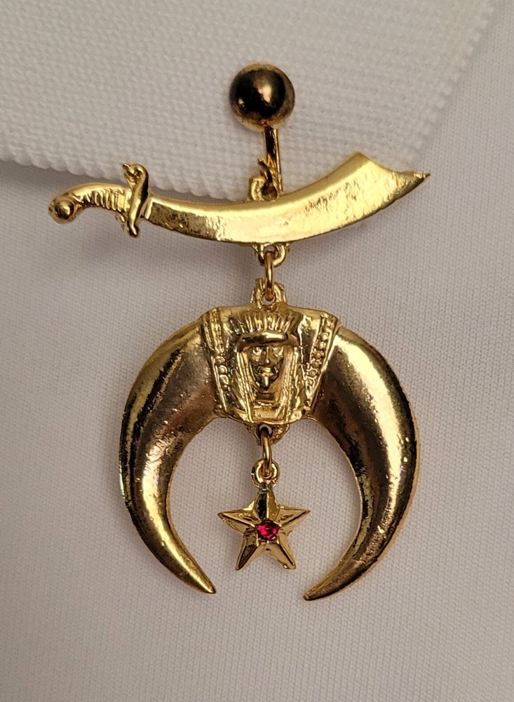 Shrine Emblem Earring  Clip on