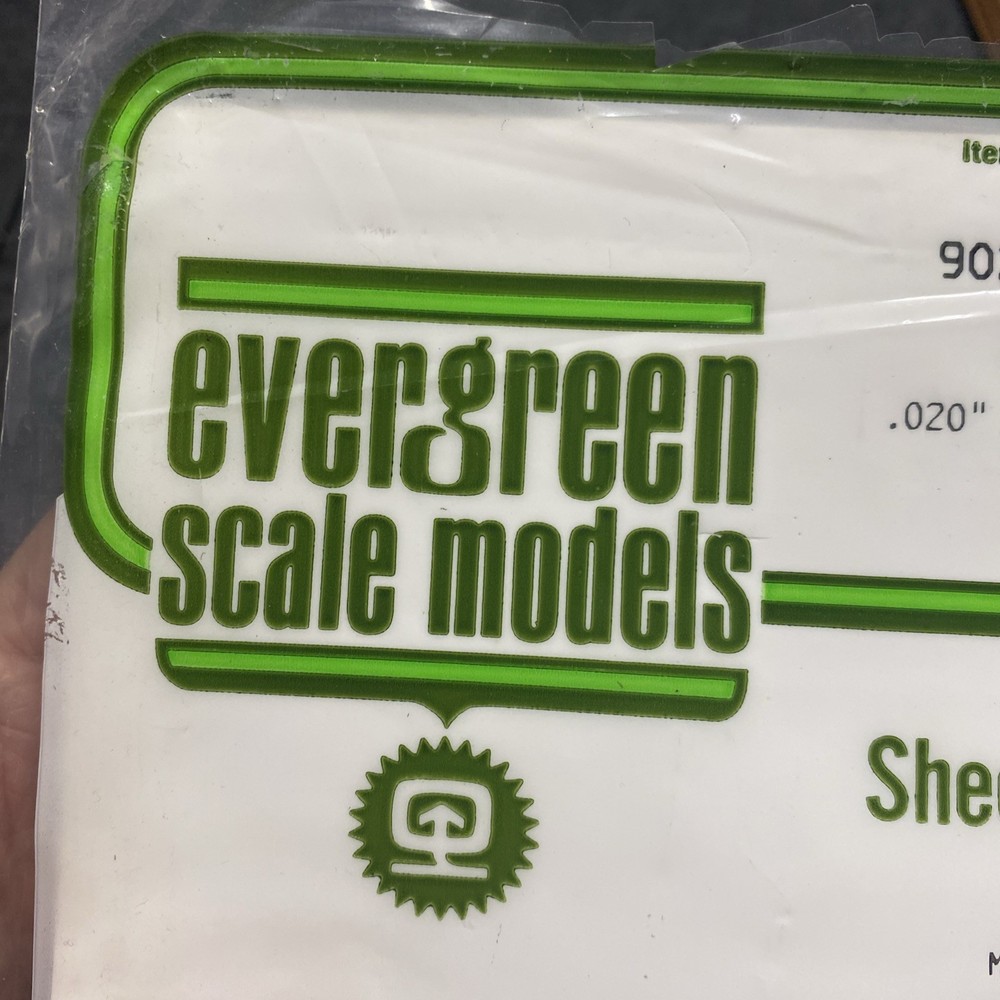 Evergreen Scale Models Open Pkg Sheet Styrene White & Clear Plus (DI021026-05)