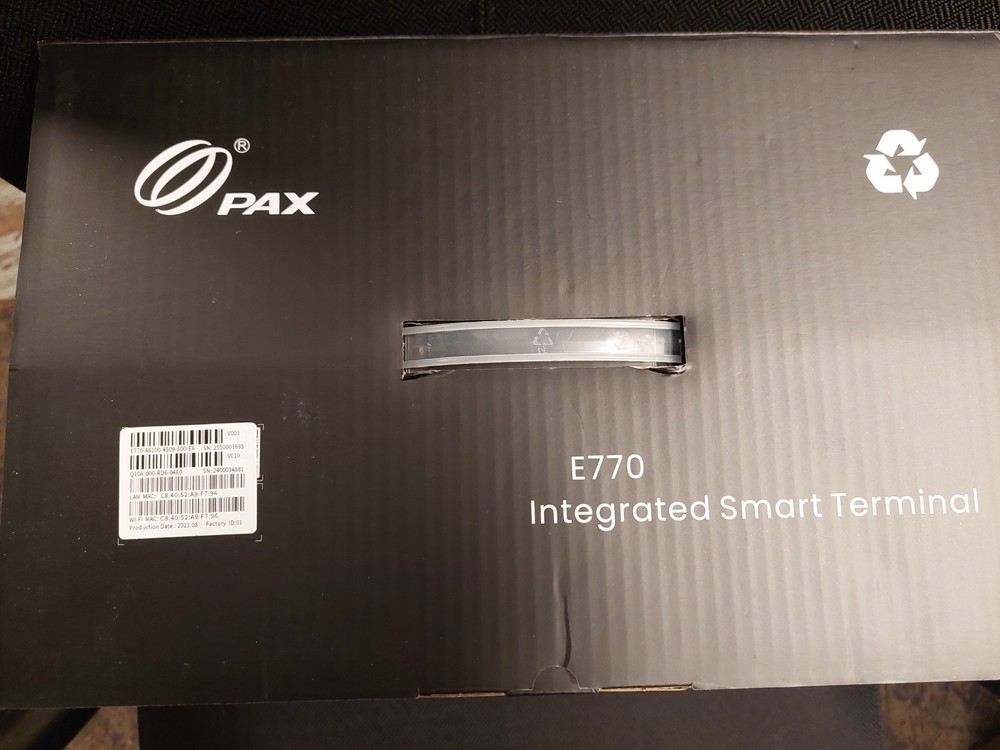 PAX E770 Intergrated Smart Terminal