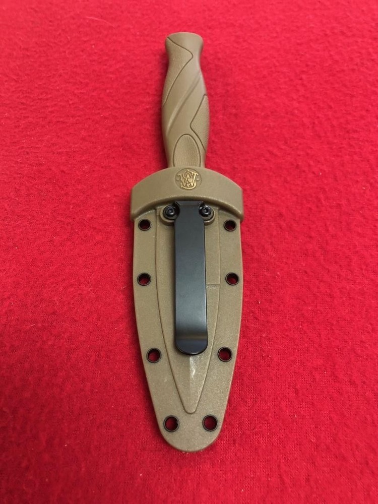 SMITH & WESSON HRT BOOT KNIFE TAN (NLG056378)