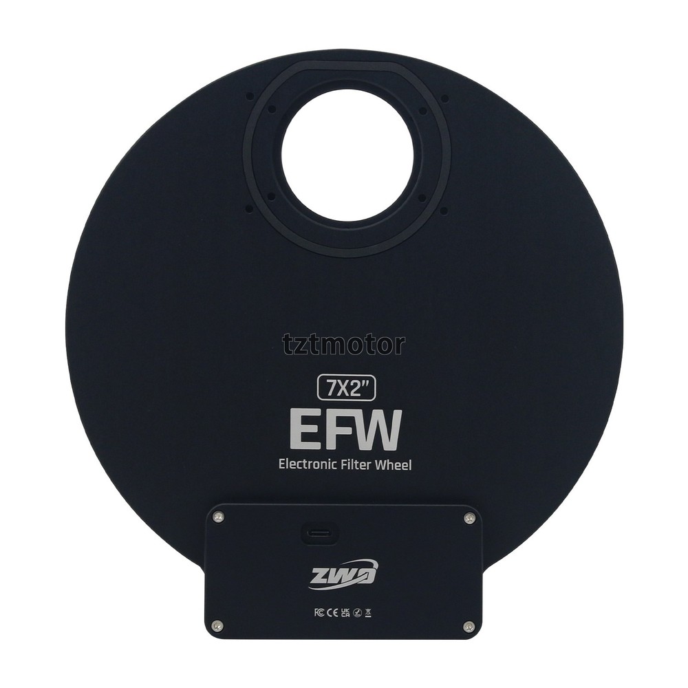 ZWO EFW7X2” 2" EFW Electronic Filter Wheel 7Position For 2" Filter ASCOM+Control