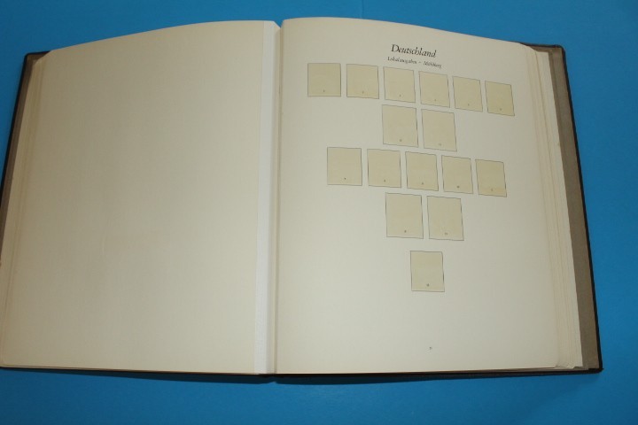 Germany Locals 1945 Hingeless Borek Specialty Springback Album BlueLakeStamps