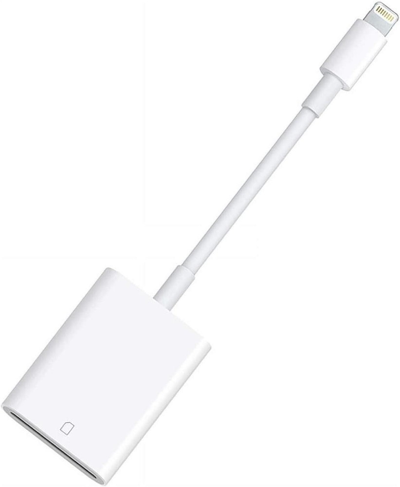 MFi Lightning to SD Card Reader for iPhone iPad Plug & Play Camera Adapter