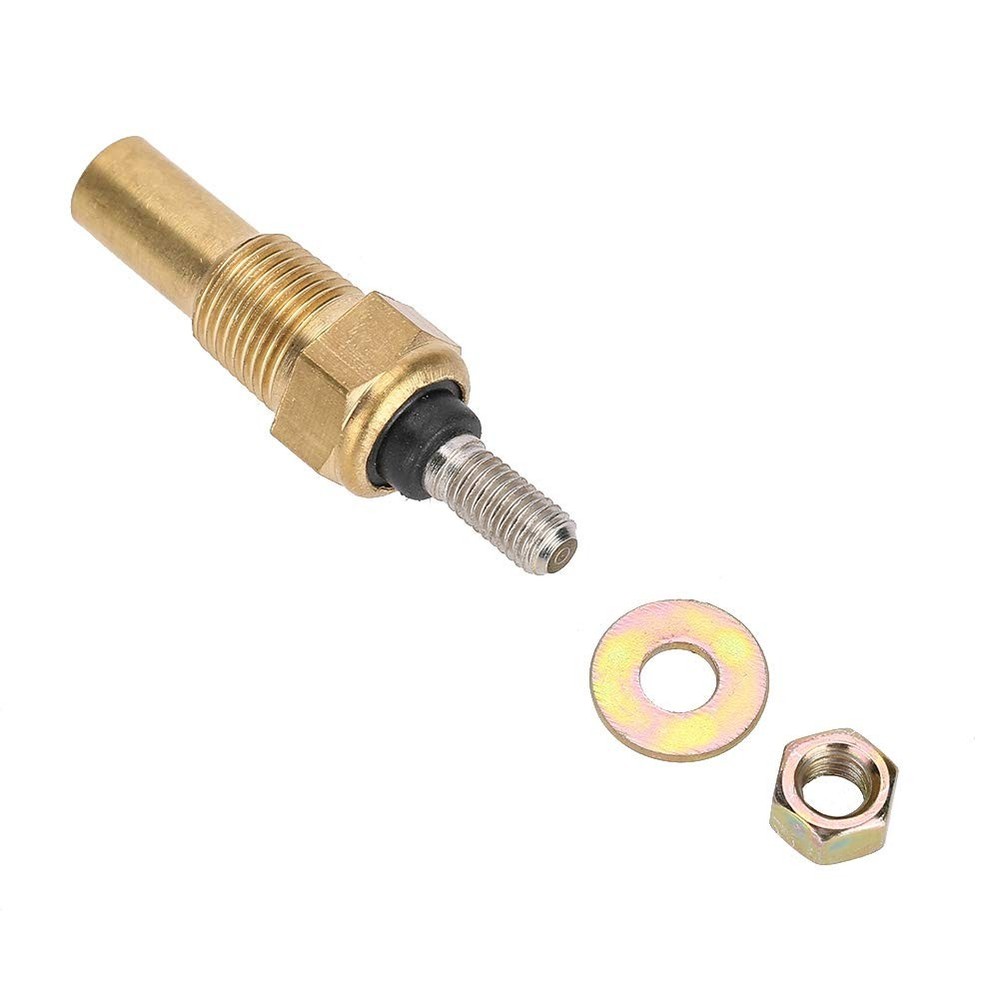Universal Brass Electrical Sender, Coolant Temperature Sensor, Water Temp...