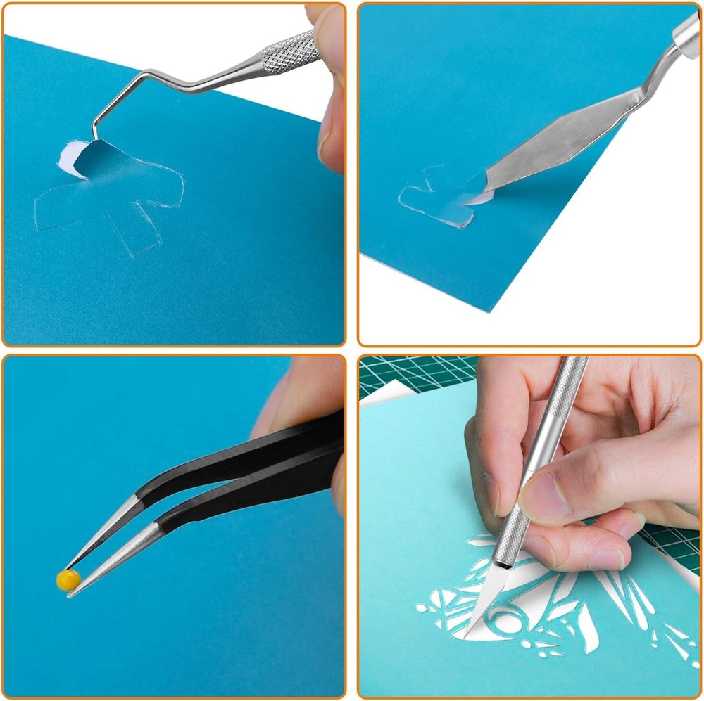 Comprehensive 23PCS Craft Tool Set with Paper Cutter for Vinyl Projects