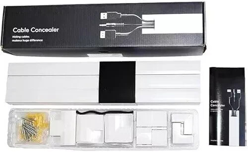 150” Cord Hider - Cord Cover Wall - Paintable Cable Concealer, Wire hiders for T